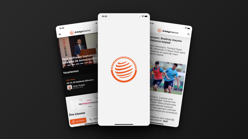 Antalya Sektörel Mobile App Screenshots