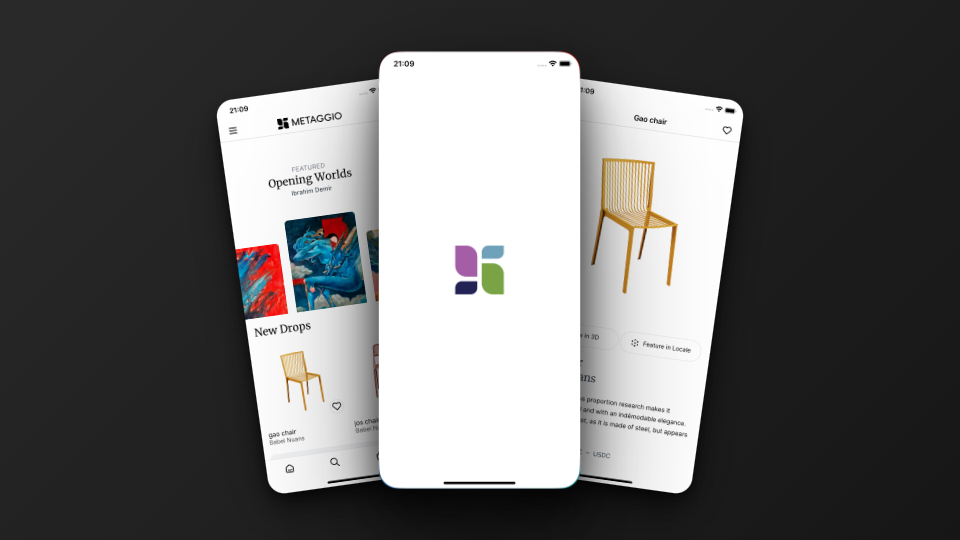 Metaggio Mobile App Screenshots